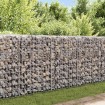 Cesta de muro de gaviones acero galvanizado 120x30x100 cm