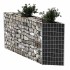 Cesta de muro de gaviones acero galvanizado 120x30x100
