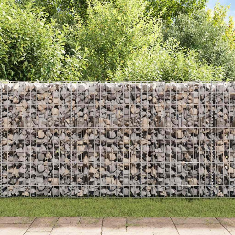 Cesta de muro de gaviones acero galvanizado 120x30x100