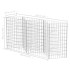 Cesta de muro de gaviones acero galvanizado 120x30x100