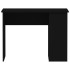 Escritorio de madera contrachapada negro 100x55x75