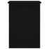 Escritorio de madera contrachapada negro 100x55x75