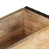 Jardinera de madera de mango rugosa 60x20x68