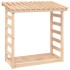 Leñero de madera maciza de pino 108x64,5x110