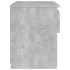 Mesitas de noche 2 uds contrachapada gris hormigón 40x30x39