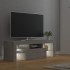 Mueble de TV con luces LED gris hormigón 120x35x40