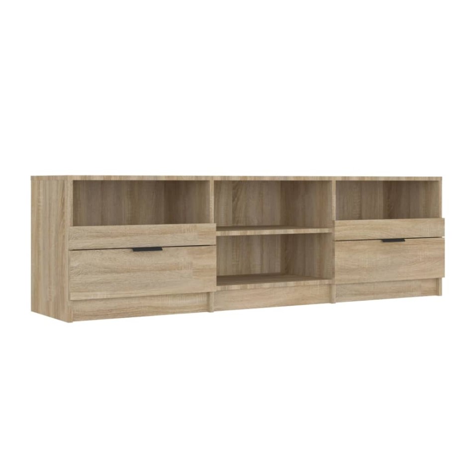 Mueble de TV madera contrachapada roble Sonoma 150x33,5x45