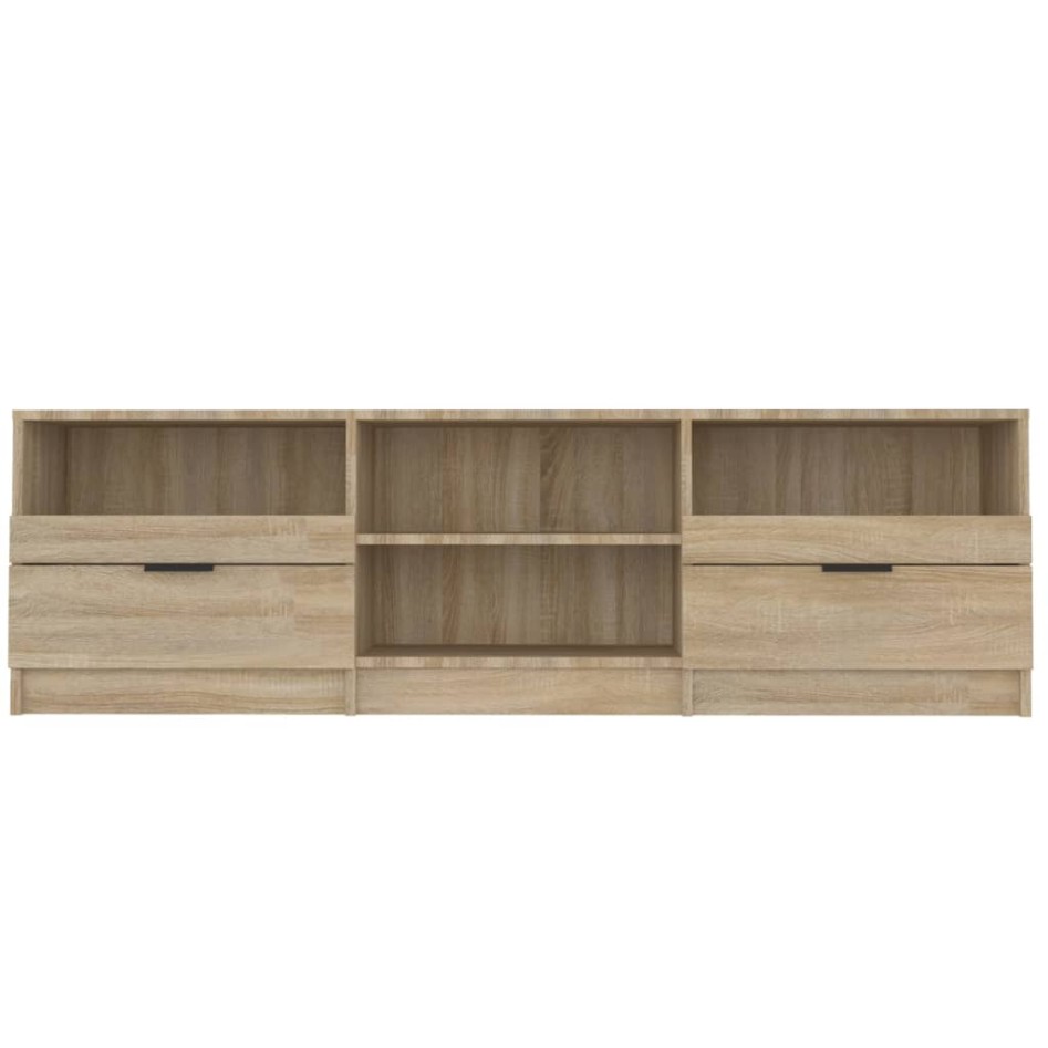 Mueble de TV madera contrachapada roble Sonoma 150x33,5x45