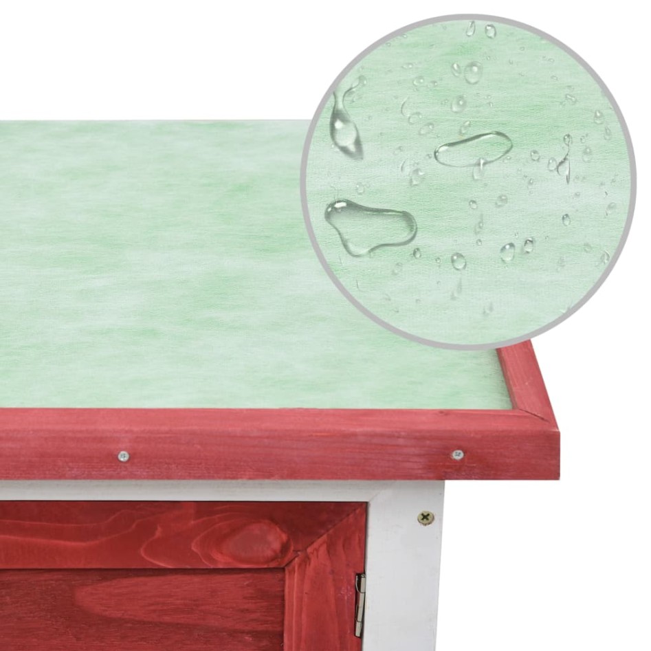 Jaula conejera de 1 piso madera