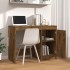 Escritorio madera contrachapada roble ahumado 100x50x76