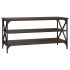 Mueble para TV madera contrachapada marrón roble 100x40x50