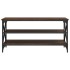 Mueble para TV madera contrachapada marrón roble 100x40x50