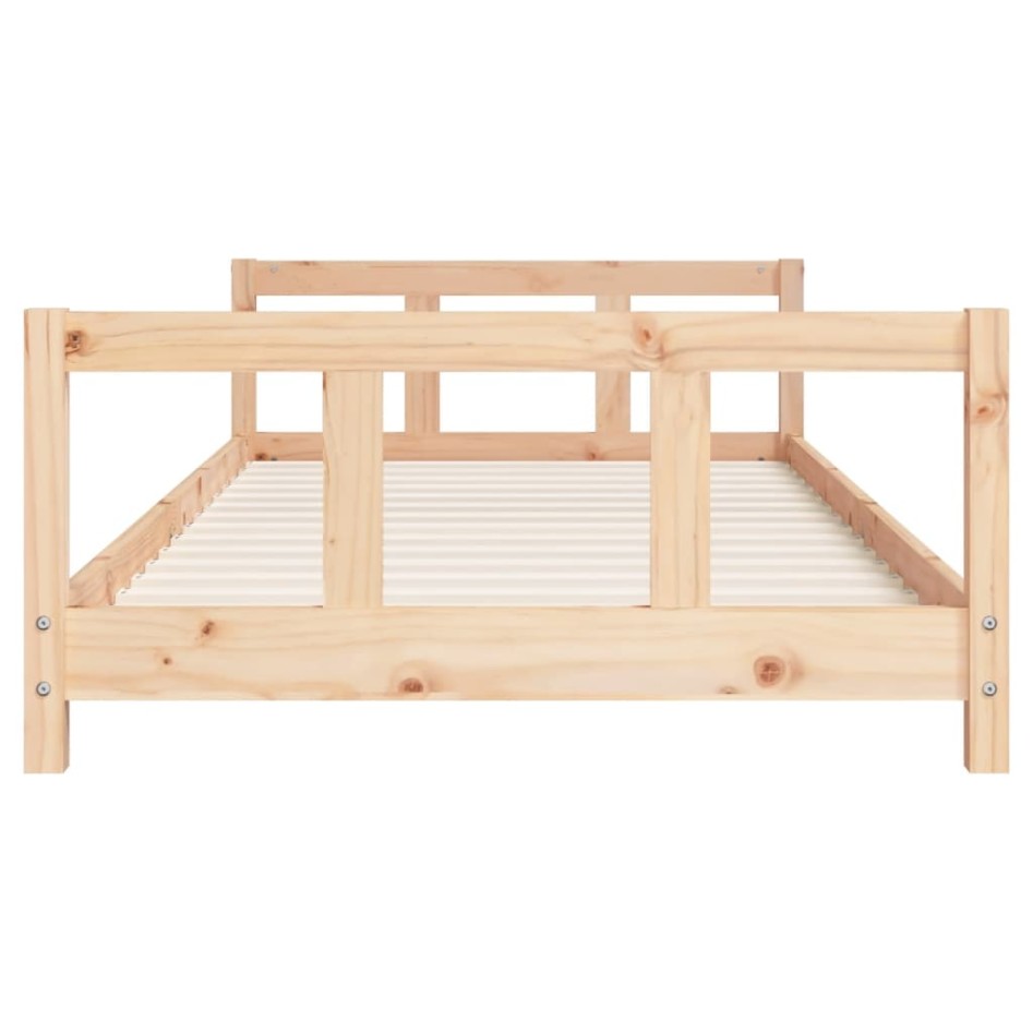 Estructura de cama para niños madera maciza de pino 90x200