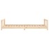Estructura de cama para niños madera maciza de pino 90x200