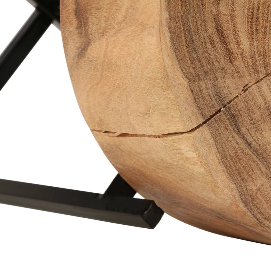 Juego de mesas auxiliares 2 unidades madera maciza de