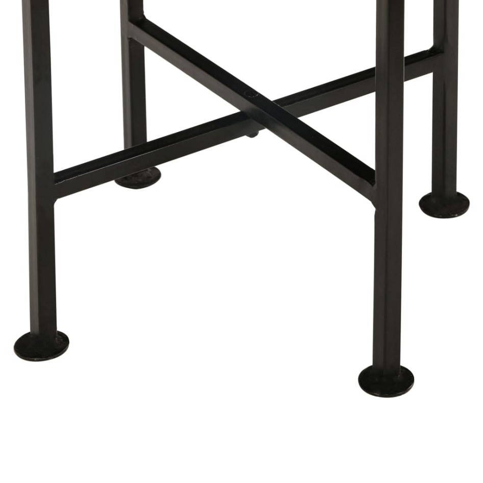 Juego de mesas auxiliares 2 unidades madera maciza de