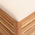 Taburete de baño madera maciza de nogal 40,5x40,5x56