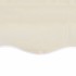 Toldo de lona blanco crema 6x3 m (sin