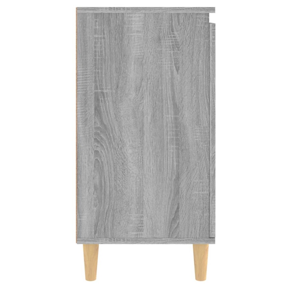 Aparador de madera contrachapada gris Sonoma 60x35x70