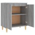 Aparador de madera contrachapada gris Sonoma 60x35x70