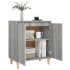 Aparador de madera contrachapada gris Sonoma 60x35x70