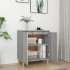 Aparador de madera contrachapada gris Sonoma 60x35x70