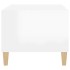 Mesa de centro madera contrachapada blanco brillo 89,5x50x40