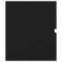 Armario para lavabo madera contrachapada negro100x38,5x45