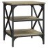 Mesas auxiliares 2 uds madera roble Sonoma 40x42x50