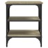 Mesas auxiliares 2 uds madera roble Sonoma 40x42x50