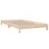 Cama apilable de madera maciza de pino 80x200