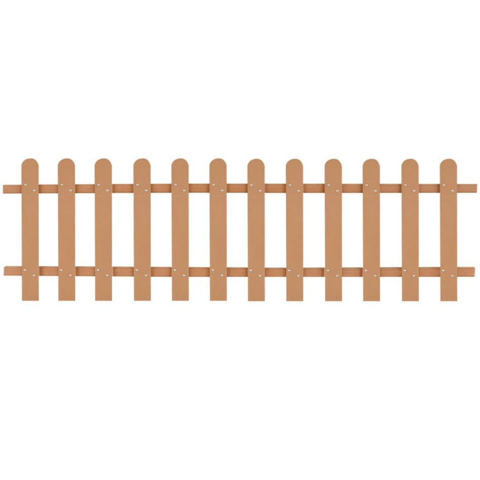Valla de estacas de jardín de WPC 200x60