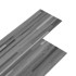 Lamas para suelo no autoadhesivas PVC gris a rayas 5,26 m² 2