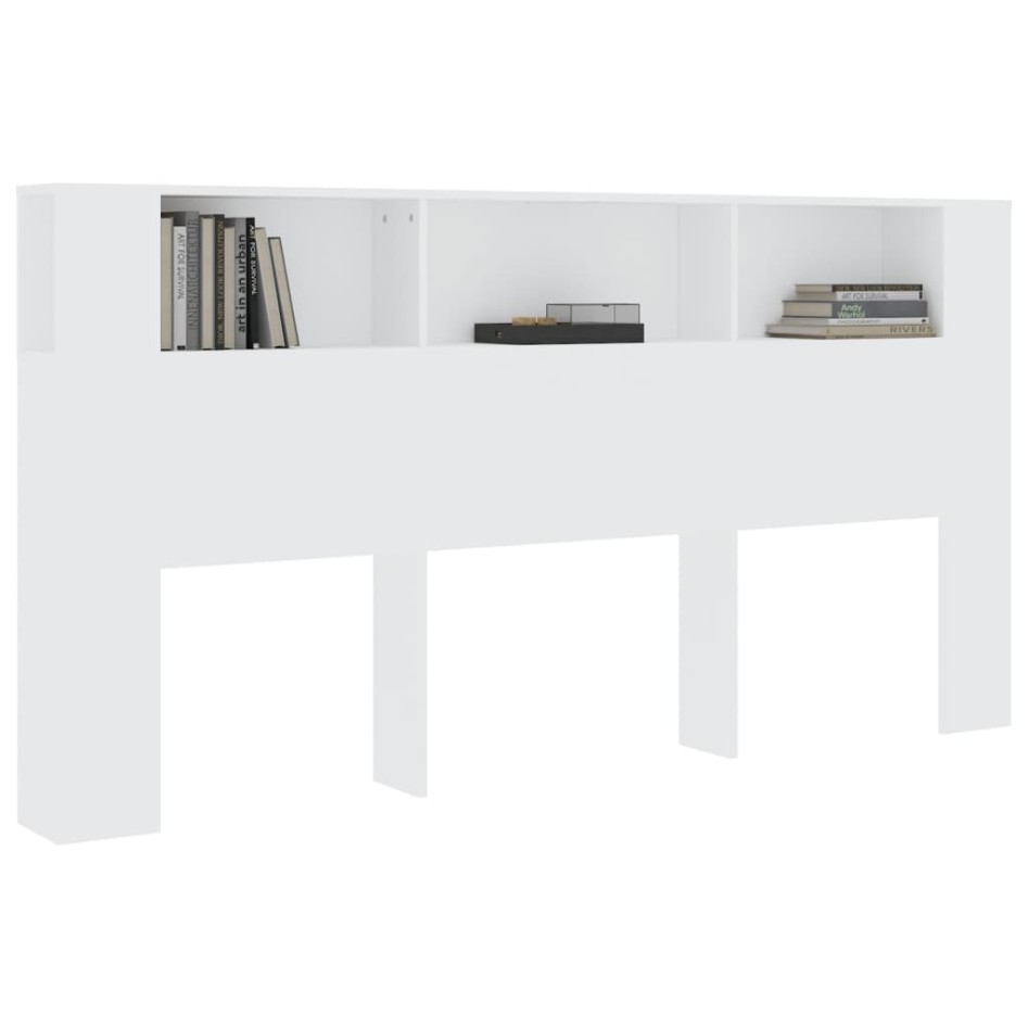 Mueble cabecero blanco 200x18,5x104,5