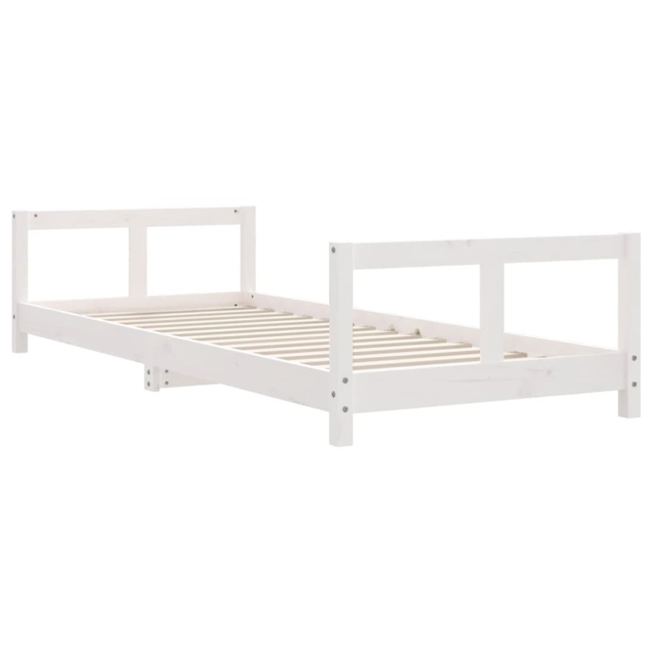 Estructura de cama para niños madera de pino blanco 80x200