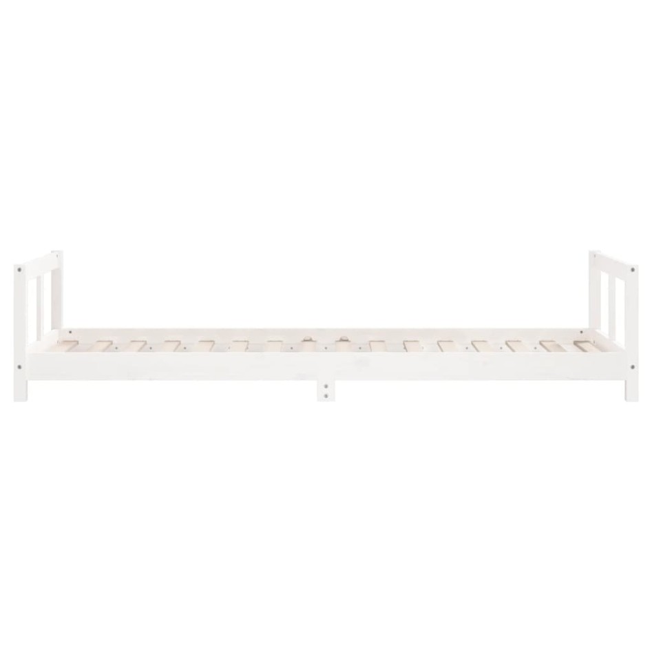 Estructura de cama para niños madera de pino blanco 80x200