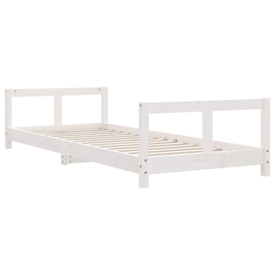 Estructura de cama para niños madera de pino blanco 80x200