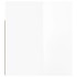 Mesitas de noche de pared 2 uds blanco brillante 50x36x40