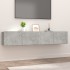 Muebles de TV 2 uds madera ingeniería gris hormigón 80x30x30