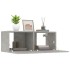 Muebles de TV 2 uds madera ingeniería gris hormigón 80x30x30