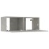 Muebles de TV 2 uds madera ingeniería gris hormigón 80x30x30