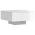Mesa de centro madera de ingeniería blanco brillo 60x60x31,5