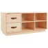 Banco zapatero madera maciza de pino 100x34x45