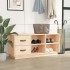 Banco zapatero madera maciza de pino 100x34x45