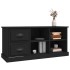 Mueble de TV madera contrachapada negro 102x35,5x47,5