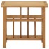 Mesa revistero madera maciza de roble 45x27x42