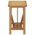 Mesa revistero madera maciza de roble 45x27x42