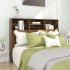 Mueble cabecero color roble ahumado 140x19x103,5