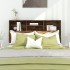 Mueble cabecero color roble ahumado 140x19x103,5