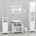 Conjunto de muebles de baño madera contrachapada blanco